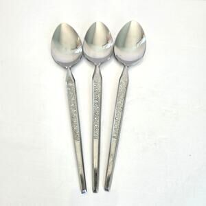Stanley Roberts Winthrop Soup Spoons Set of 3 WM Dalton Japan Stainless Steel
